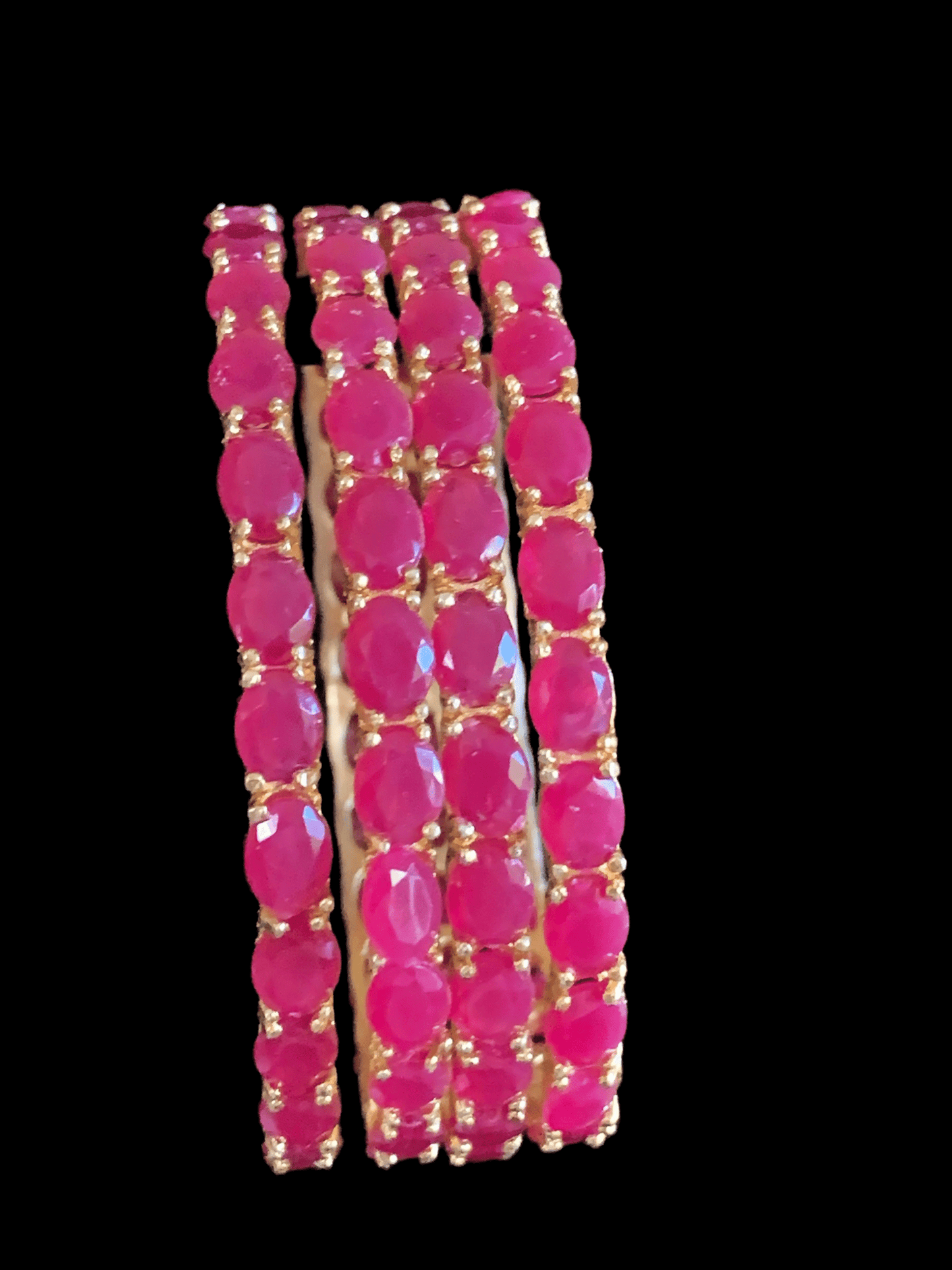 B59 cz bangles set of 4 ( READY TO SHIP )