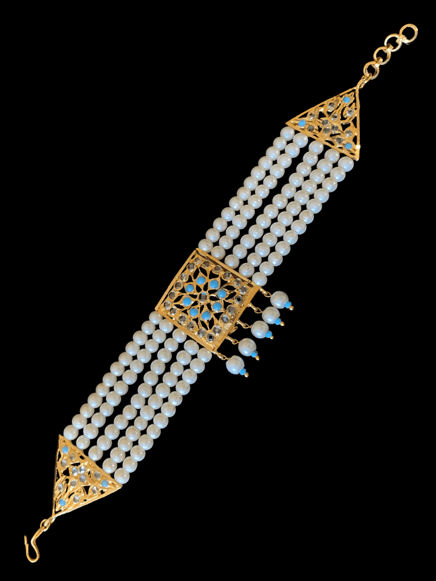 B73 Ariha pearl bracelet - feroza ( READY TO SHIP )