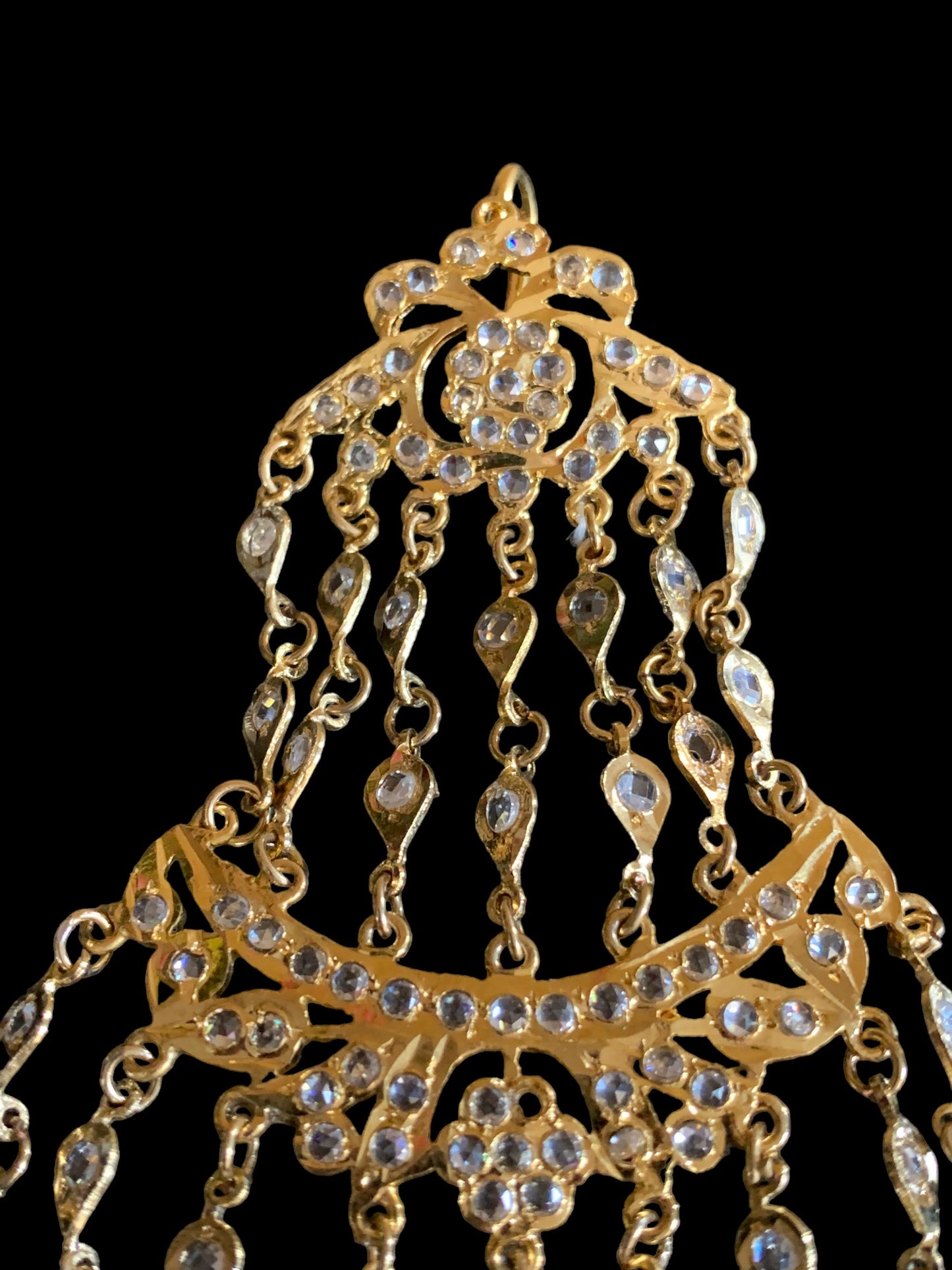 DJHR61 ANAITA Jhoomar in pearls ( SHIPS IN 1 WEEK )