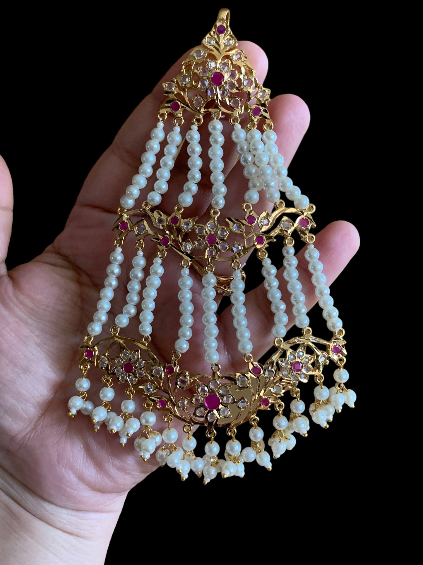 JTK33 Leah bridal jhoomar and Tika ( SHIPS IN 2 WEEKS )