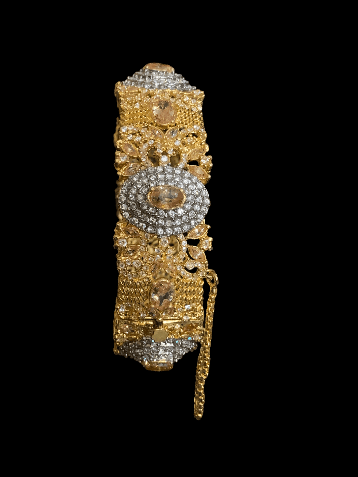 B15 Aria zircon bangles , one pair , openable ( READY TO SHIP )