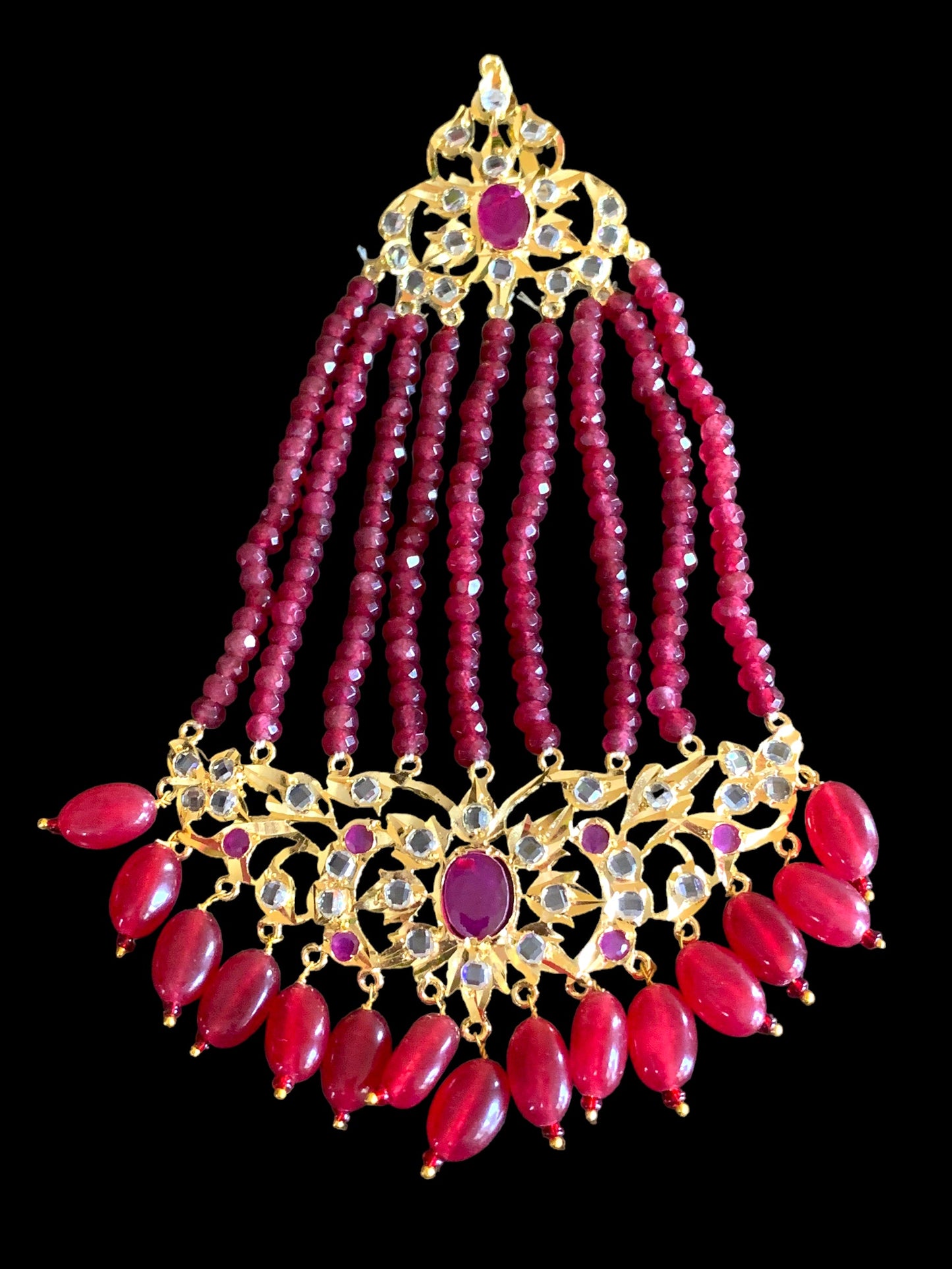 DJHR62 INARA jhoomar ( rubies ) (SHIPS IN 4 WEEKS)