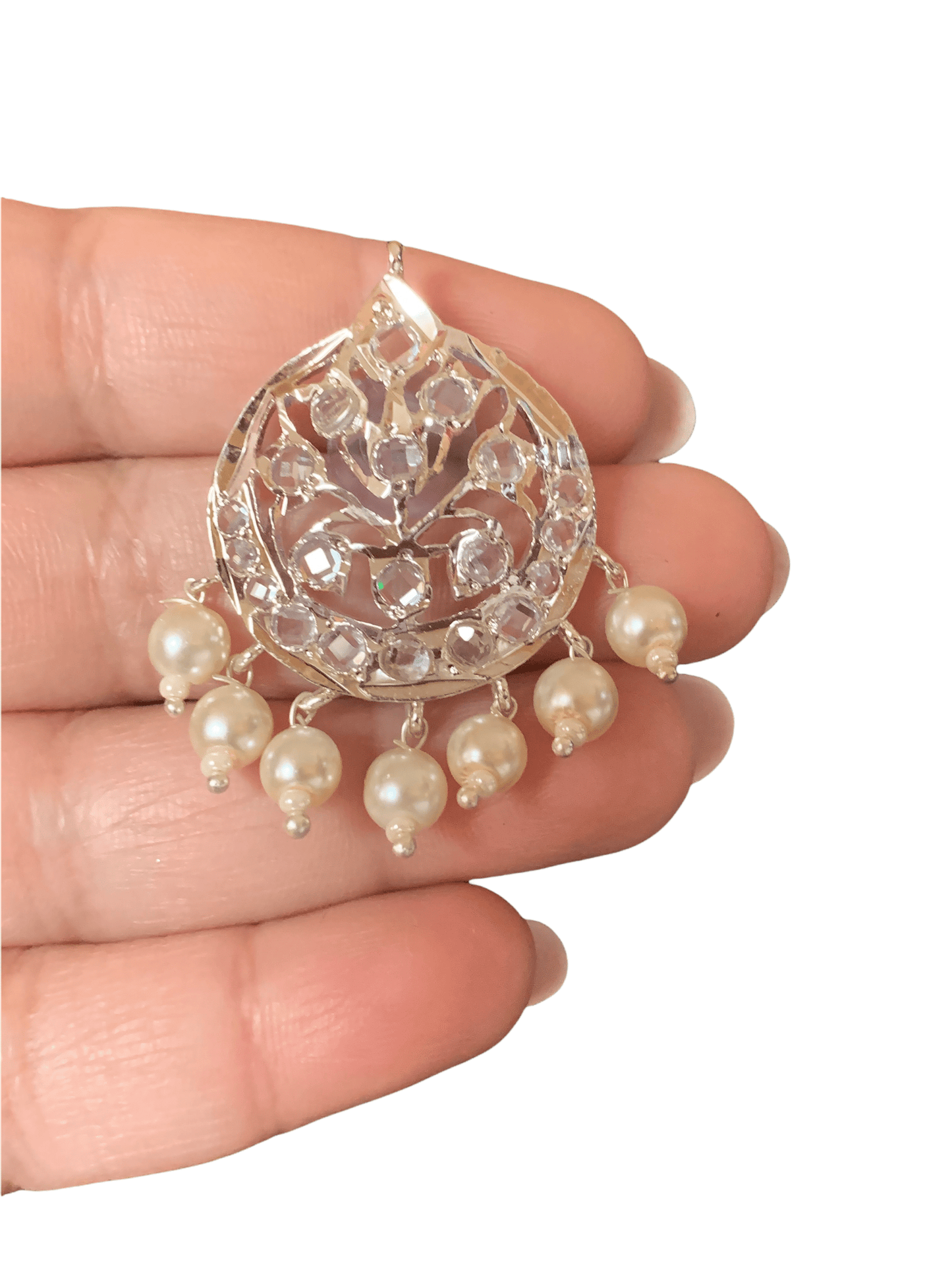 Asmee earrings in silver plating (SHIPS IN 4 WEEKS )