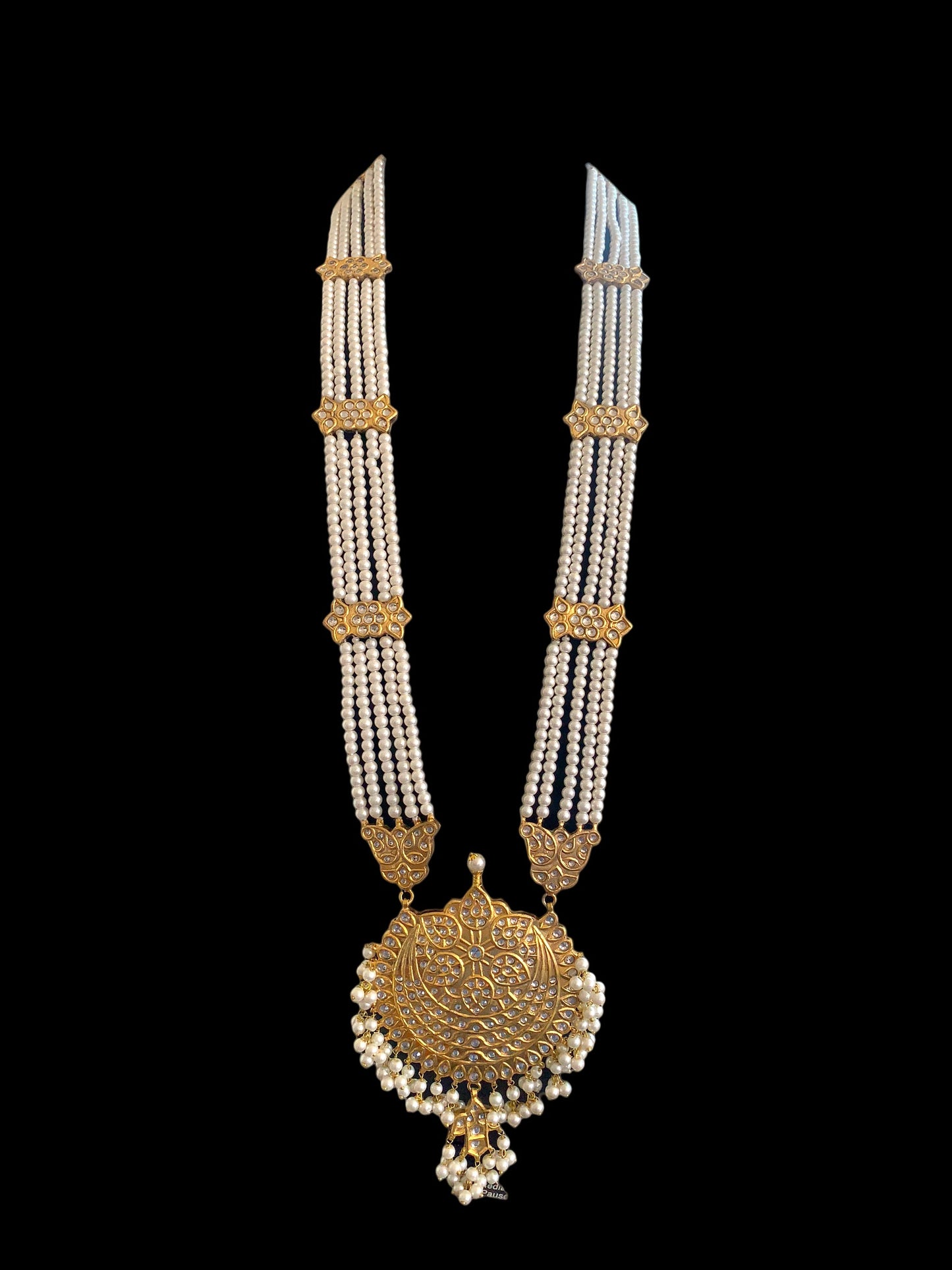 LN201 kundan Rani haar set ( SHIPS IN 4 WEEKS )