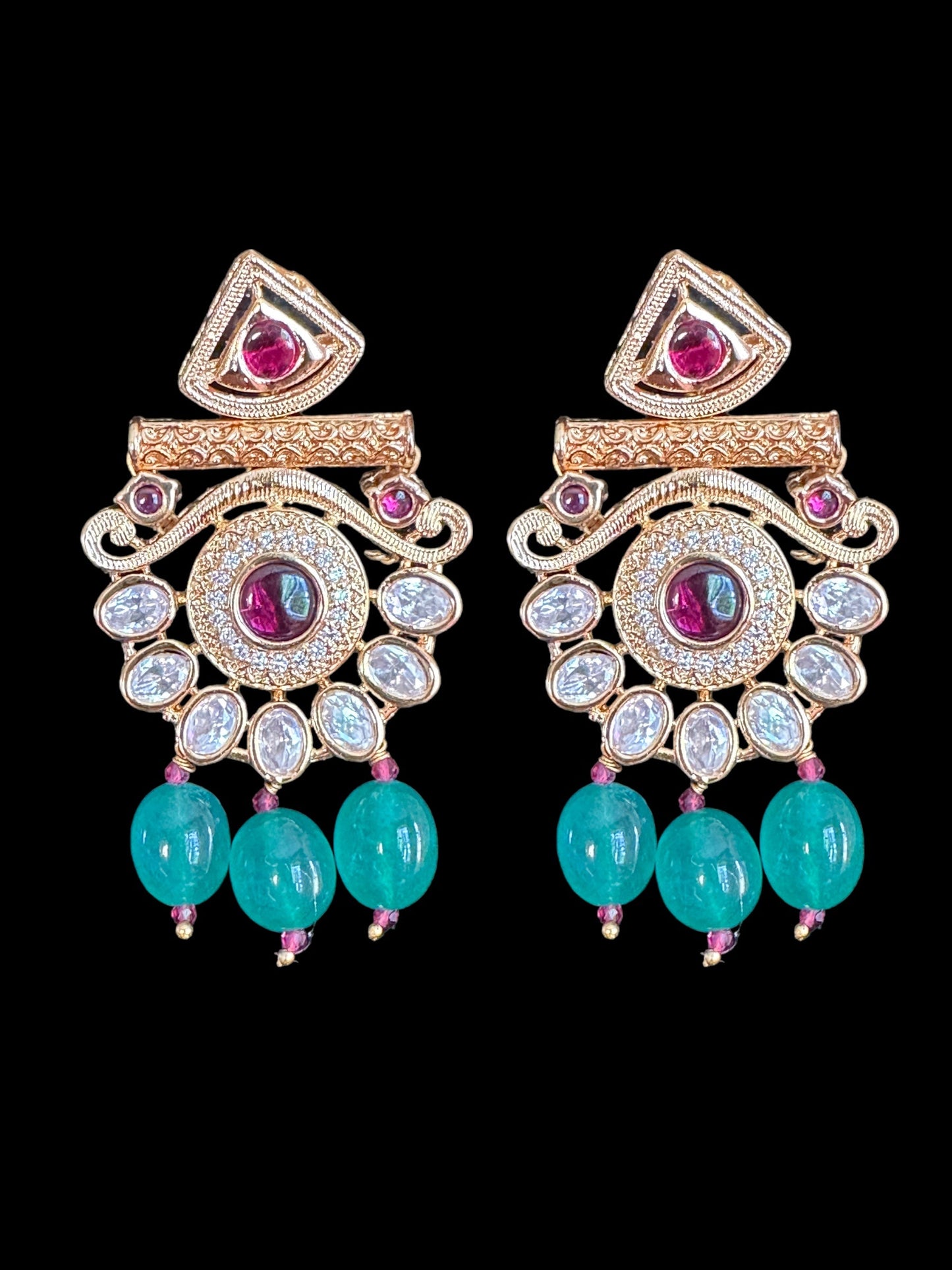 C239 Dania kundan choker set ( READY TO SHIP )