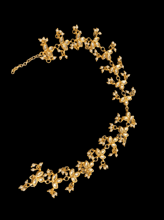DJTK112 Kundan  sheeshphool ( READY TO SHIP)