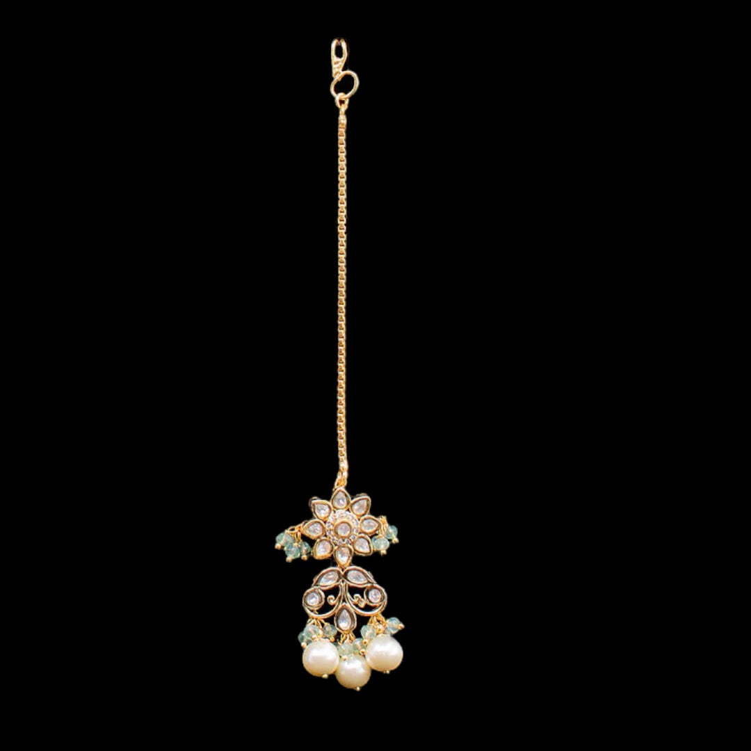 C96 Sidra choker set with tika ( SHIPS IN 3 WEEKS )