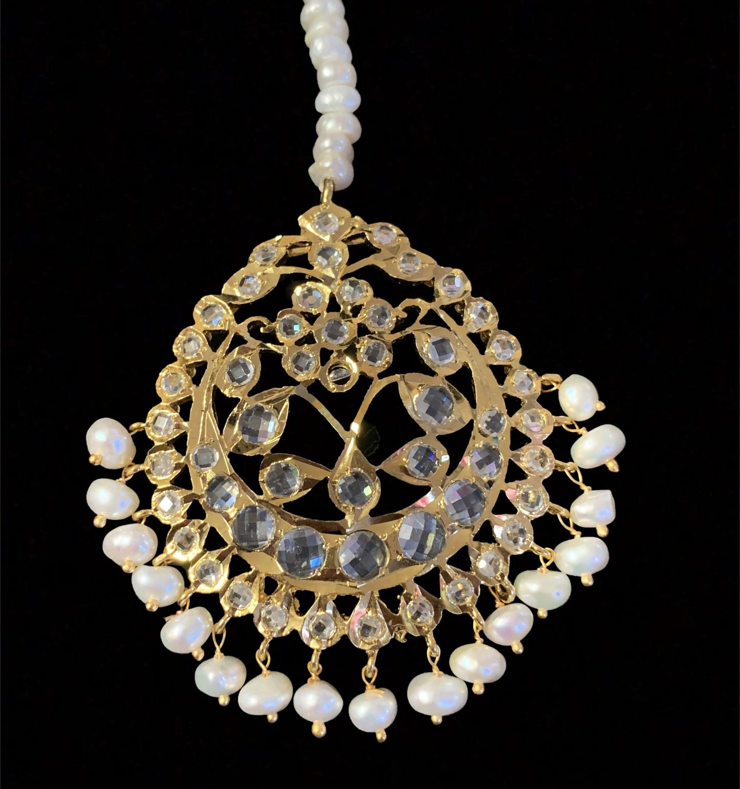DJTK6 Zuha  tika in fresh water pearls ( READY TO SHIP)