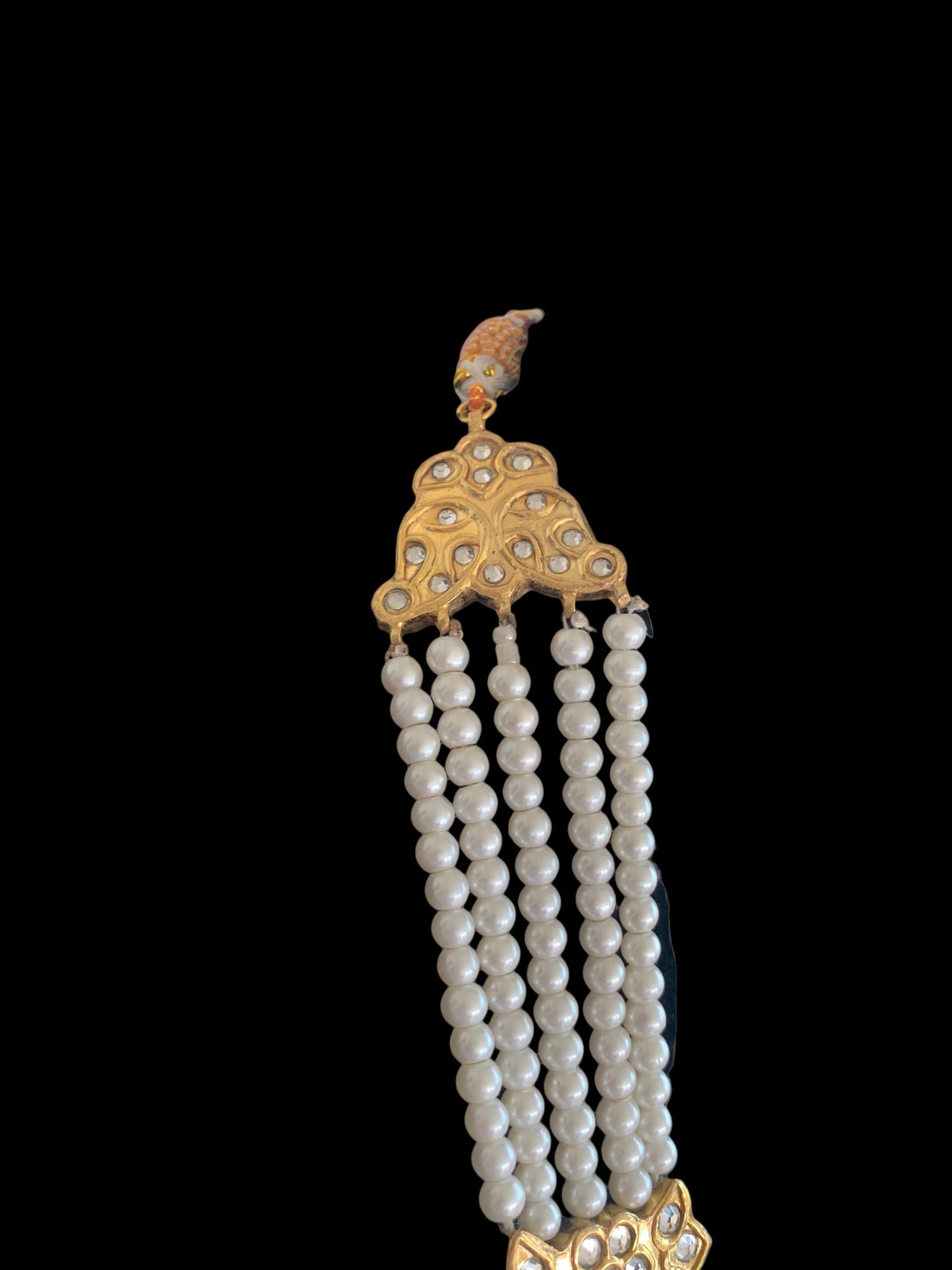 LN201 kundan Rani haar set ( SHIPS IN 4 WEEKS )