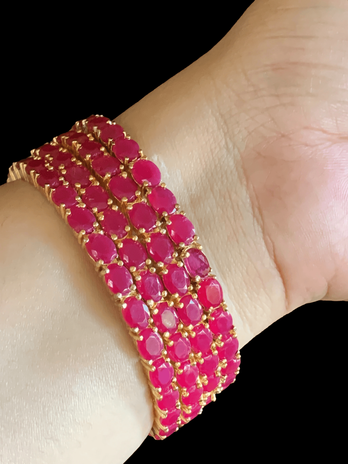 B59 cz bangles set of 4 ( READY TO SHIP )