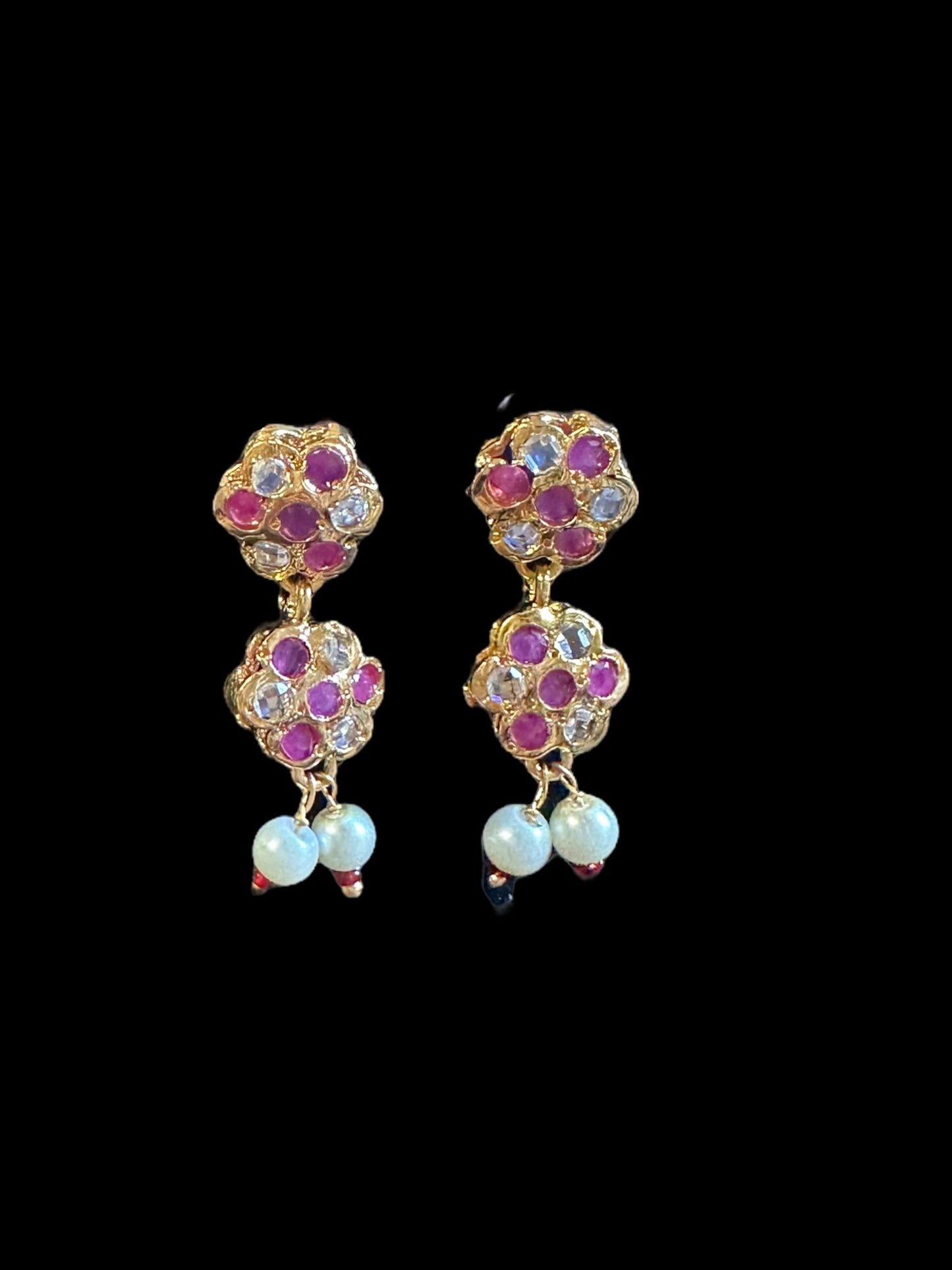 DNS37 gold plated necklace with earrings ( READY TO SHIP )