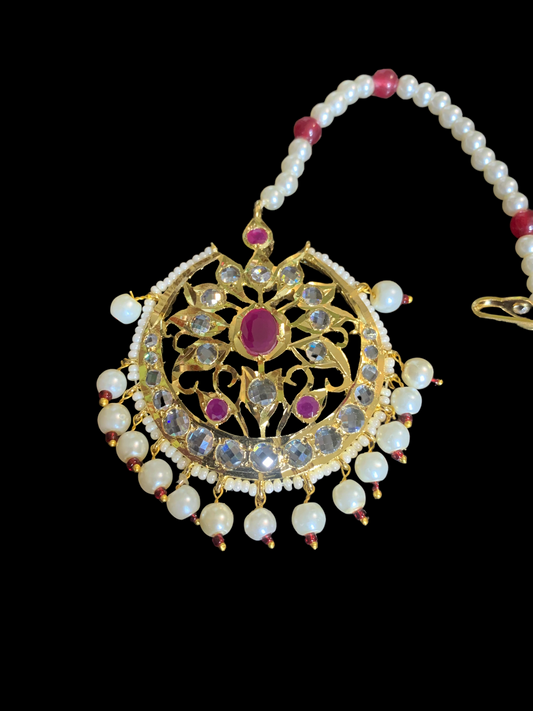 DJTK87 Koyal shell pearl  tika ( READY TO SHIP )