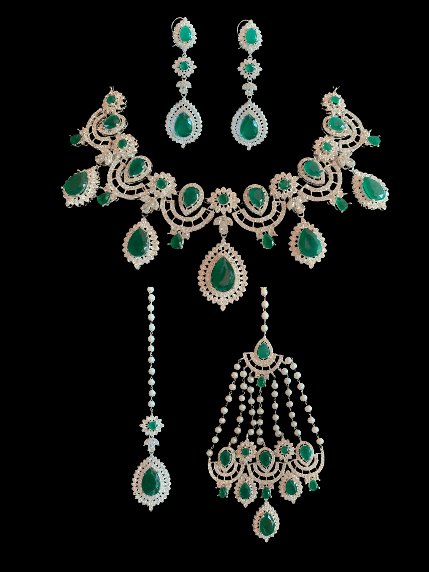 BR8 Sabina Cz bridal set ( READY TO SHIP)