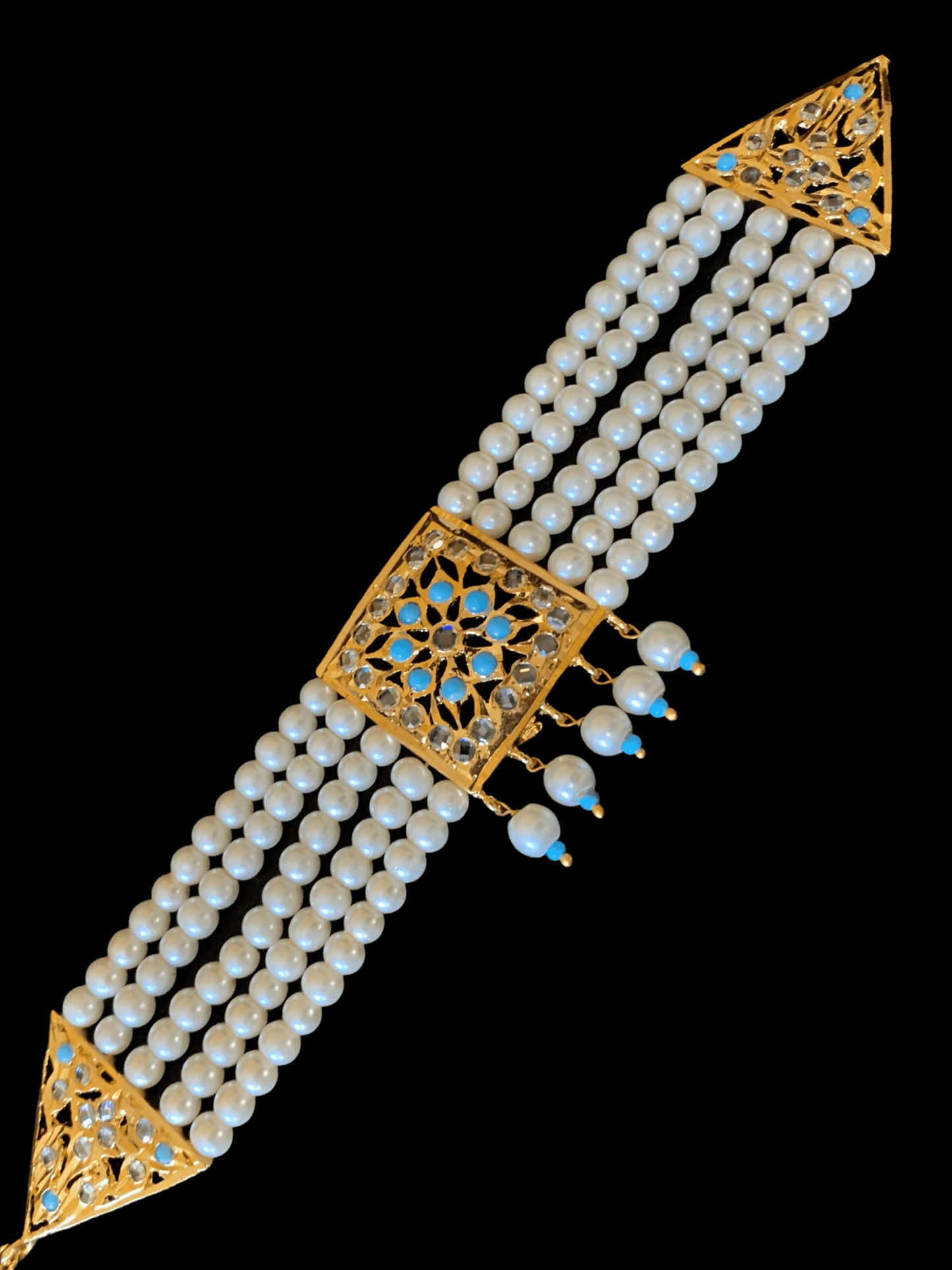 B73 Ariha pearl bracelet - feroza ( READY TO SHIP )