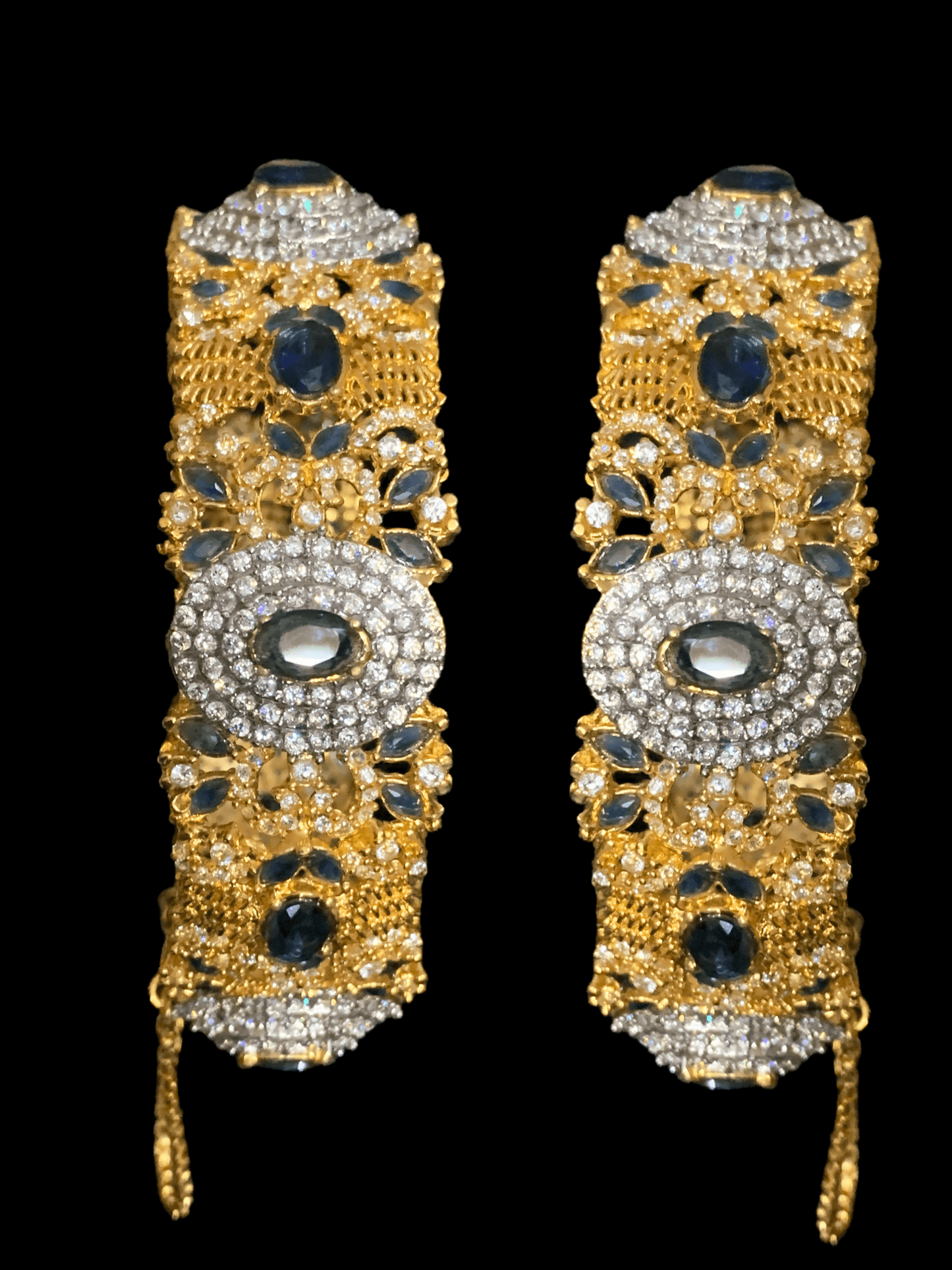 B16 Aria zircon bangles , One pair , Openable ( SHIPS IN 4 WEEKS )