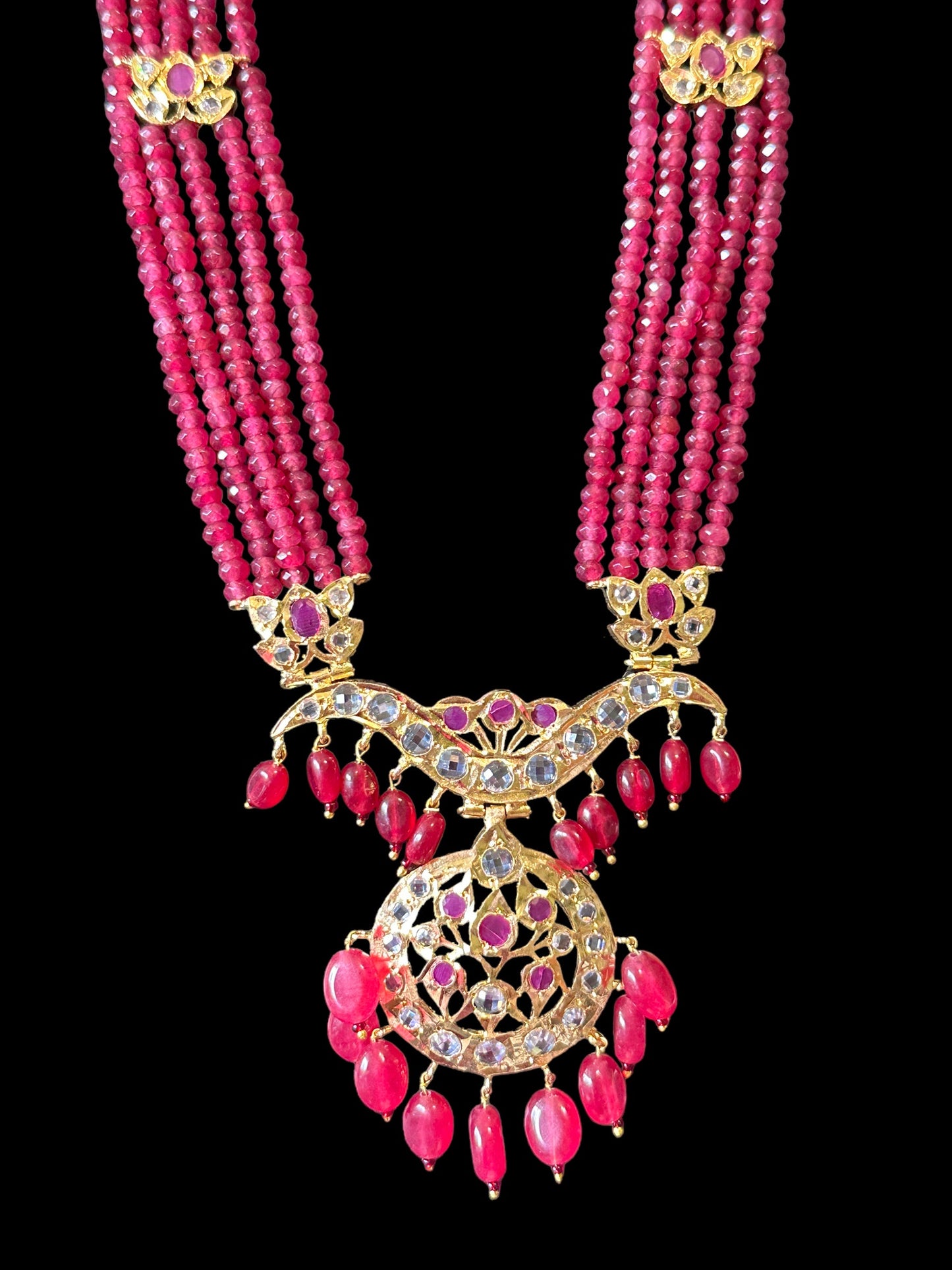 DLN15 Tanisha rani haar with earrings ( READY TO SHIP )