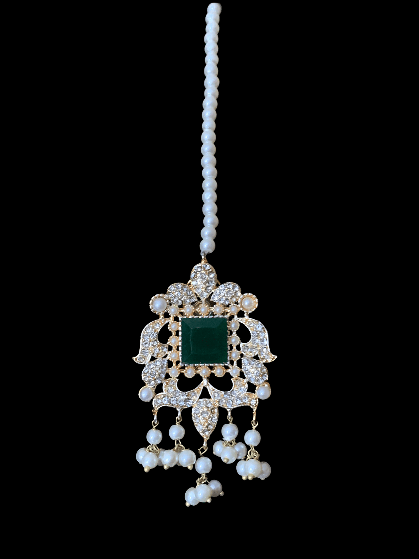 BR13 Anisa bridal set in emeralds( READY TO SHIP)