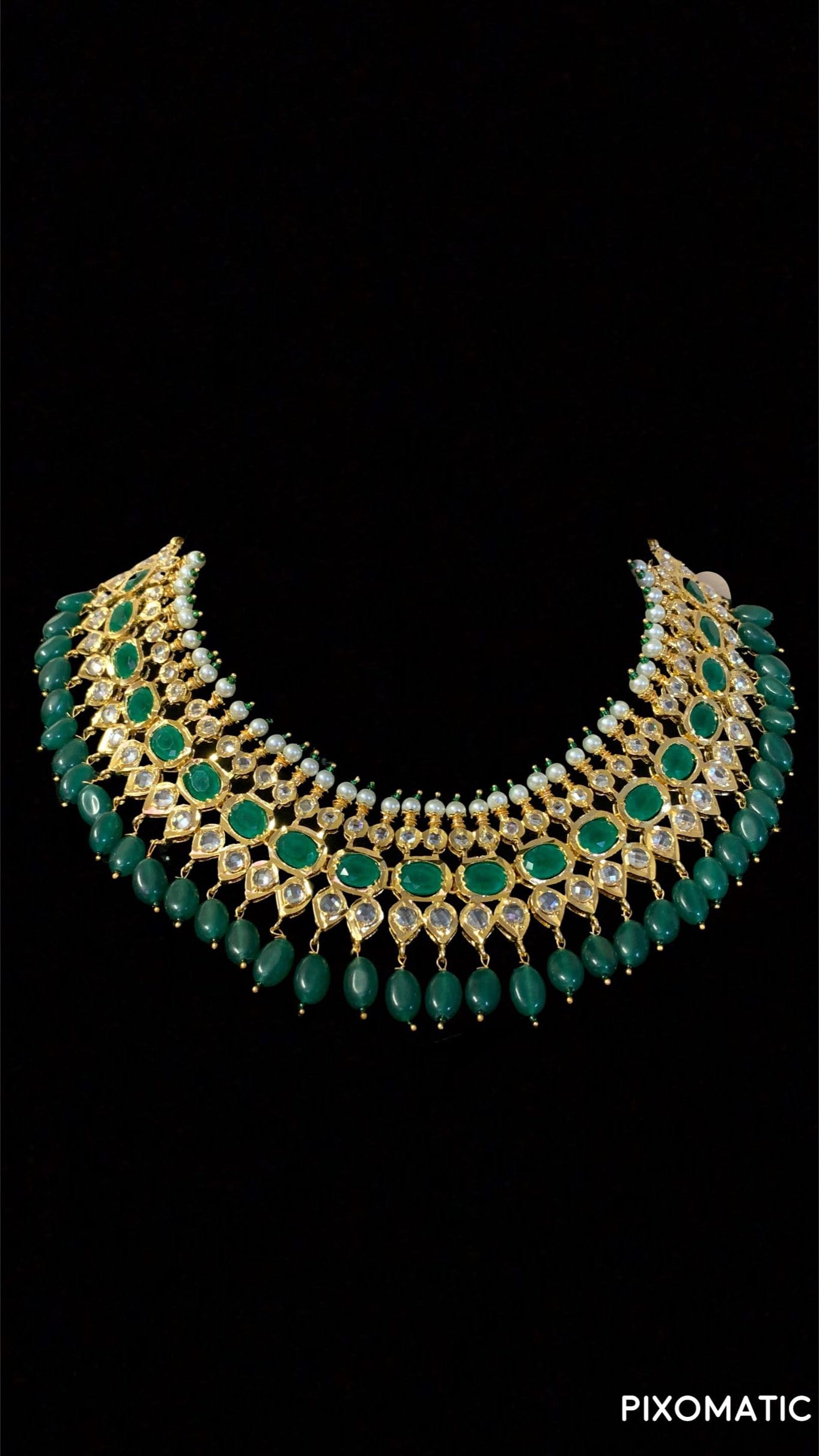 NS22 Aleezay set in green (SHIPS IN 4 WEEKS )