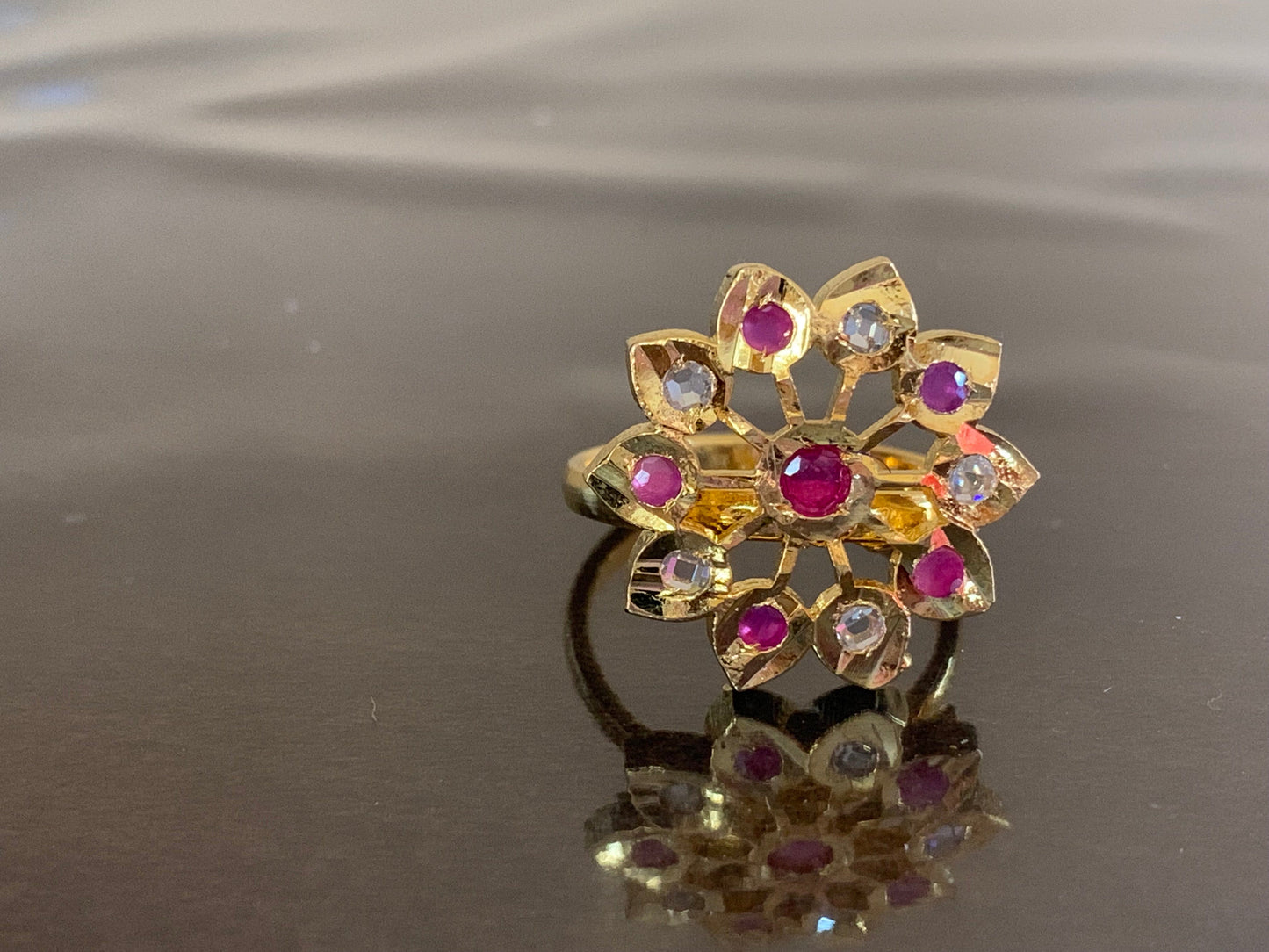 DJR47 Cz polki ring ( READY TO SHIP)