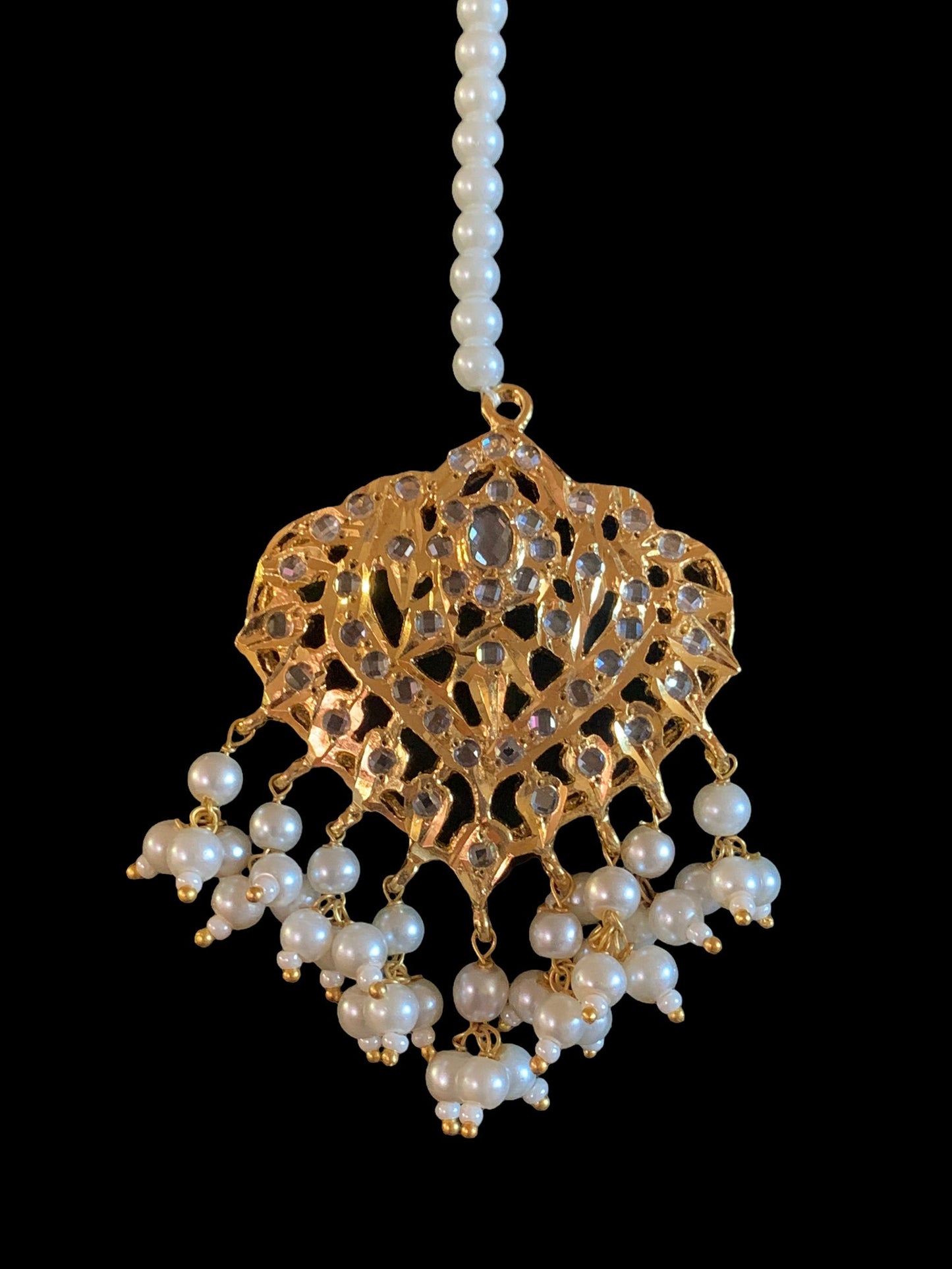 BR103 Leah bridal set in pearls   ( READY TO SHIP)