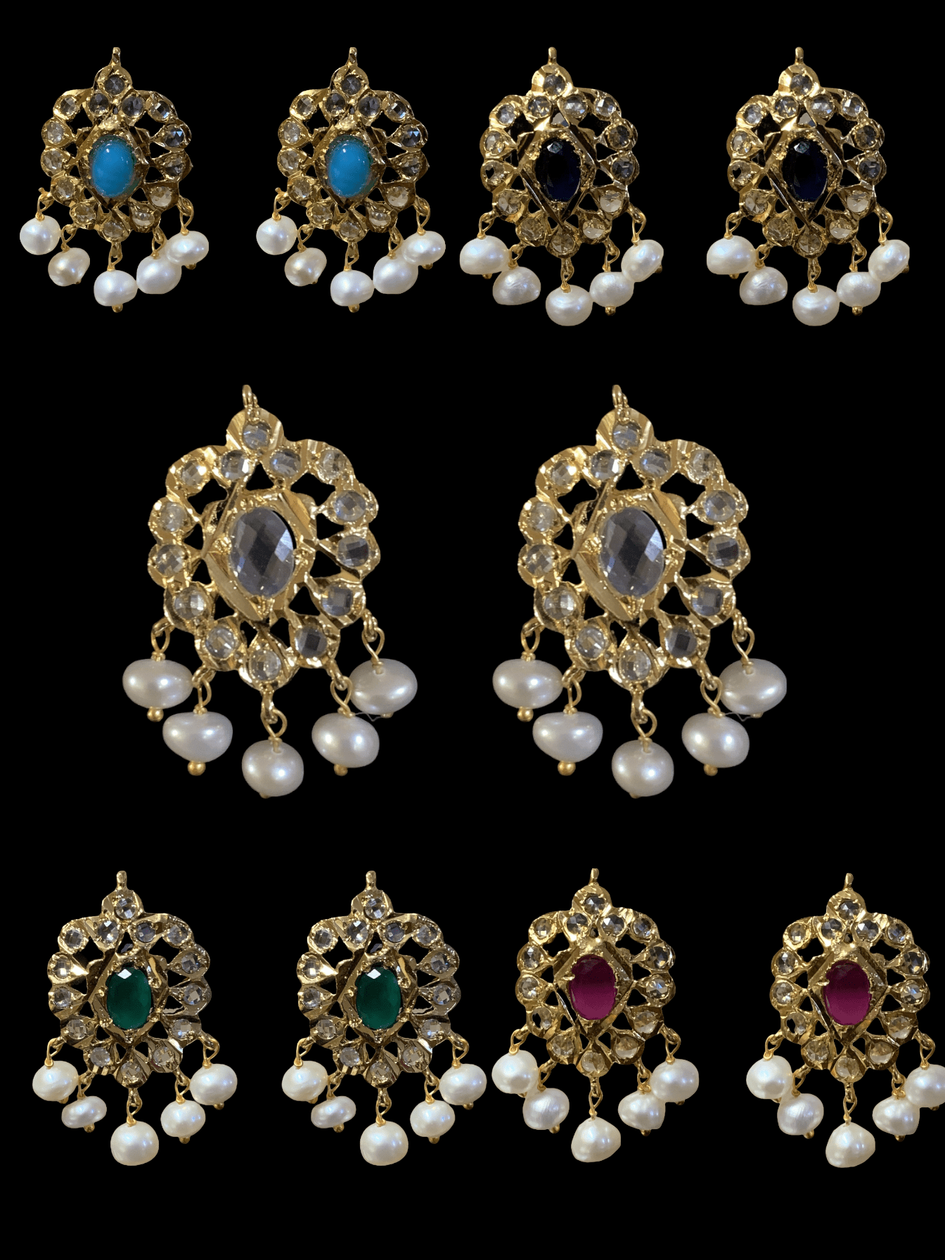 ET510 Faryal Pearl earrings (READY TO SHIP )