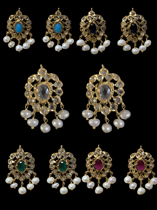 ET510 Faryal Pearl earrings  (READY TO SHIP )