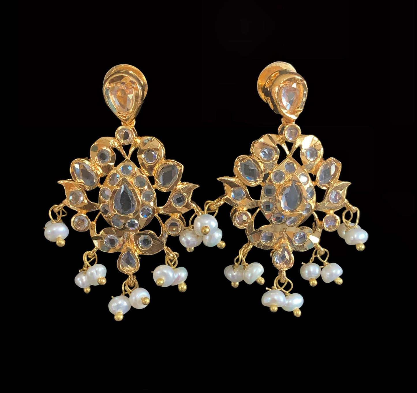 PS512 Hania hyderabadi pendant set in ruby with earrings ( READY TO SHIP )