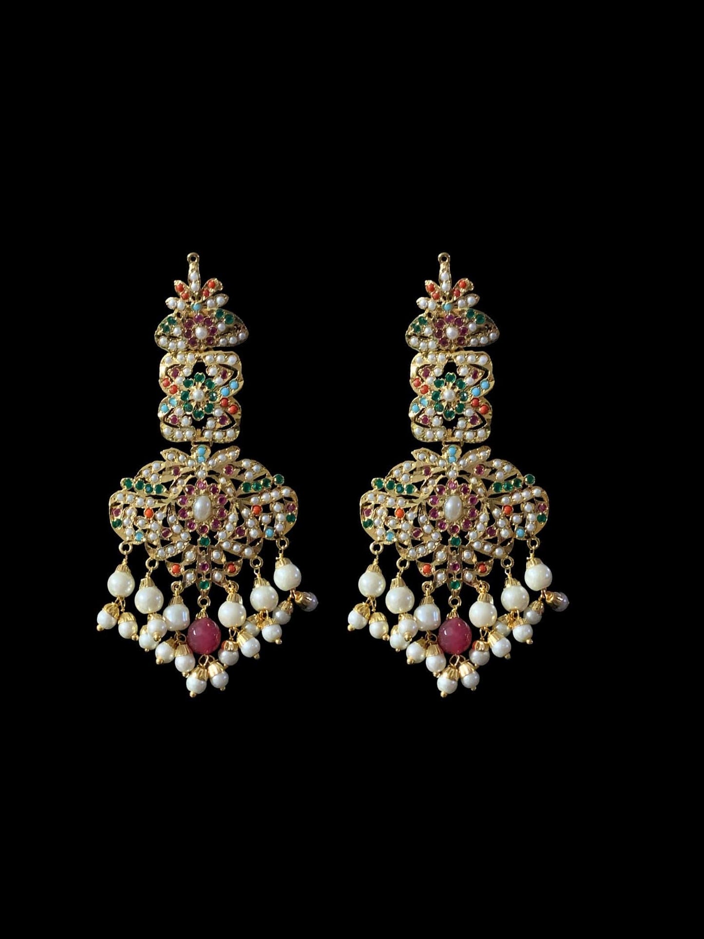 Filza navratan bridal set ( SHIPS IN 4 WEEKS )