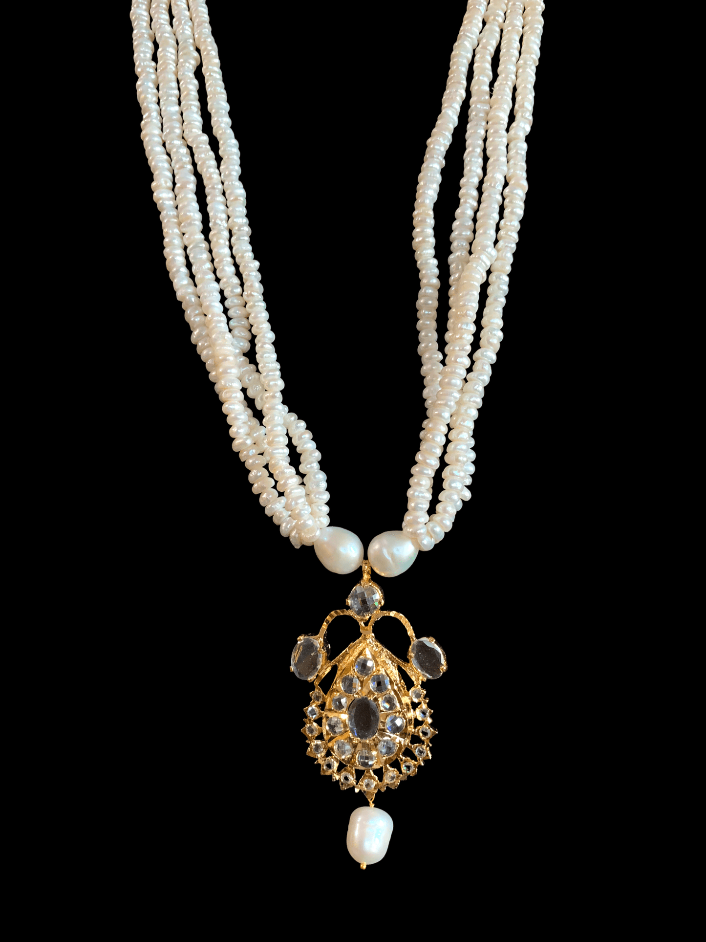 PS61 Jugni in fresh water pearls ( READY TO SHIP )