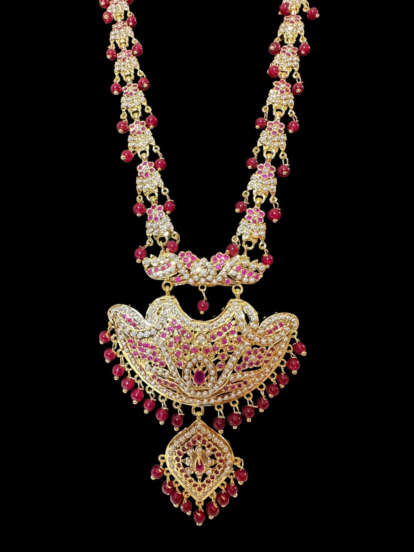 DLN22 Yashvi Rani haar with earrings ( READY TO SHIP )