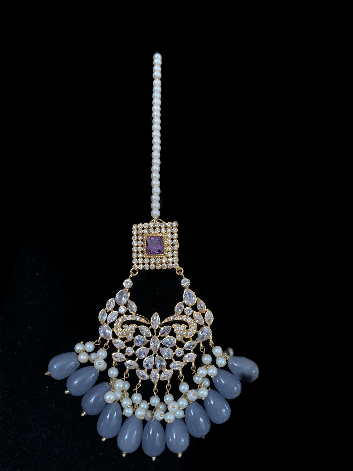 BR51 Aima  choker set (amethyst) (SHIPS IN 3 WEEKS )