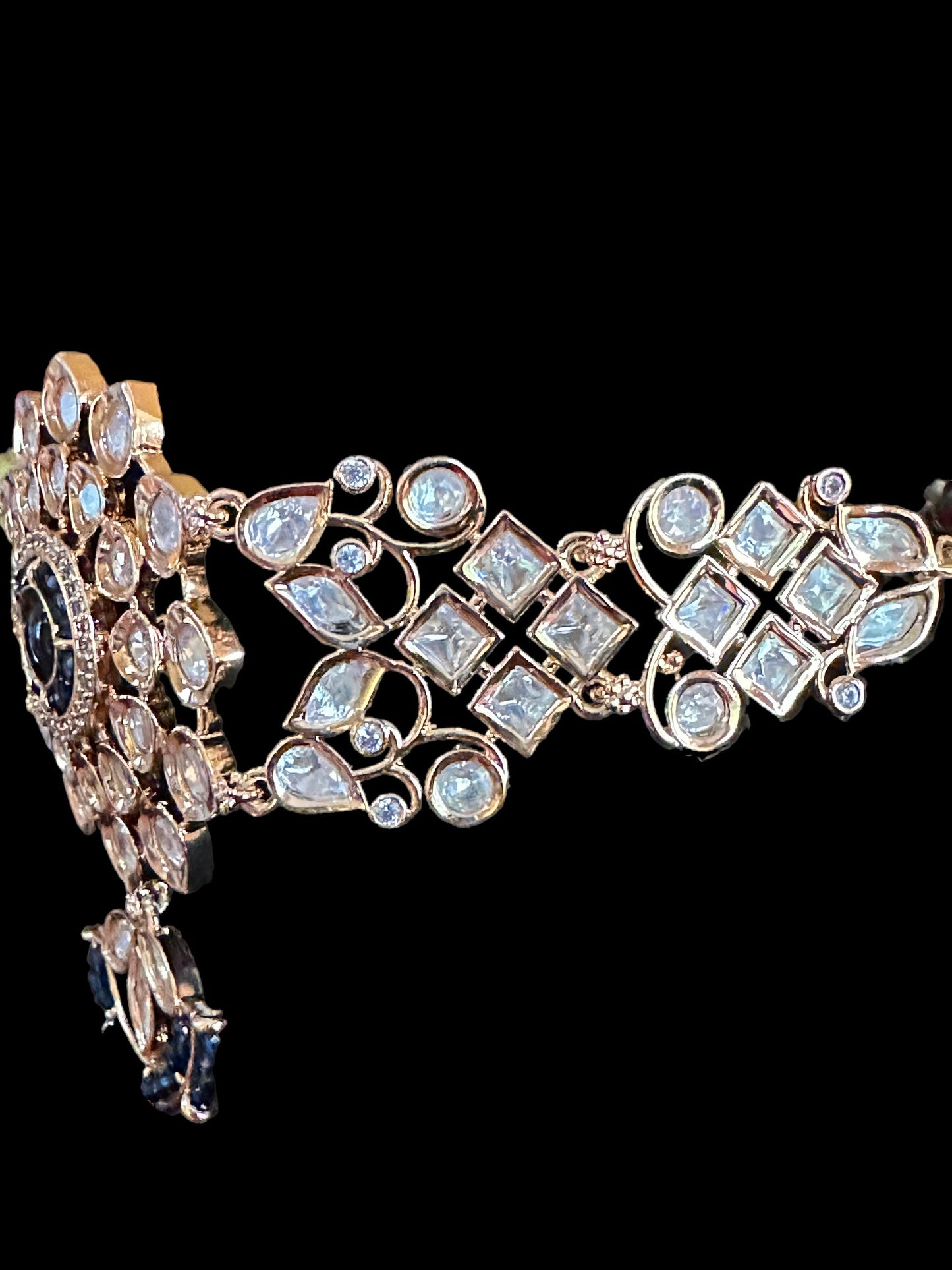 C240 high quality Polki choker set ( READY TO SHIP )