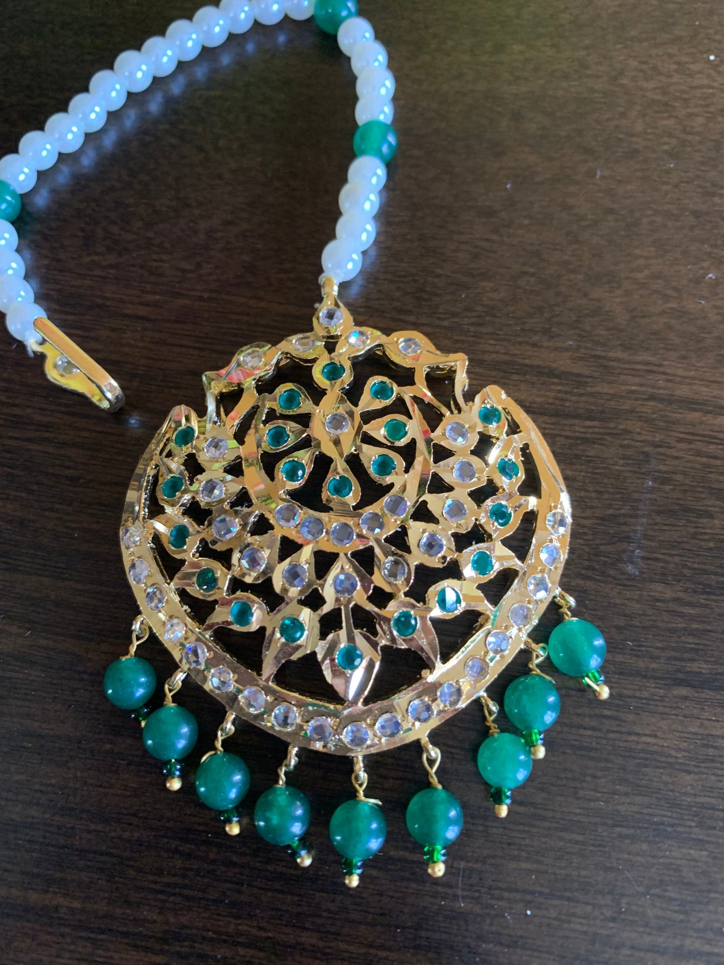 DJTK121 Shana tika in emerald ( SHIPS IN 2 WEEKS )