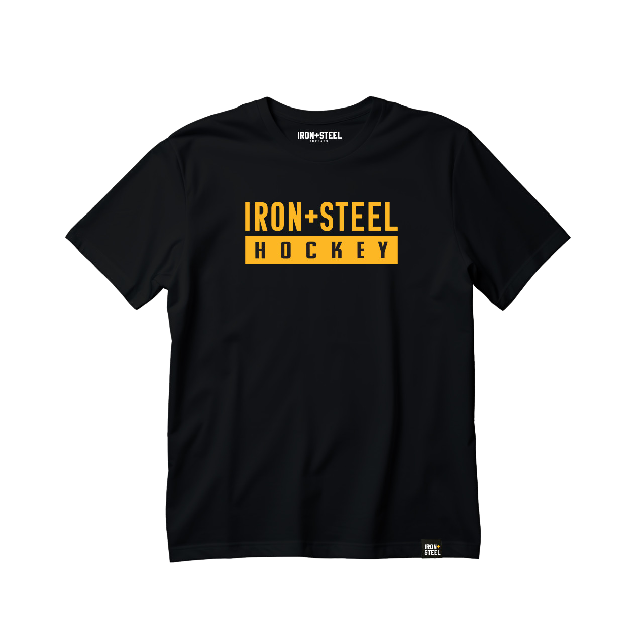 Iron+Steel Hockey Gold Tee