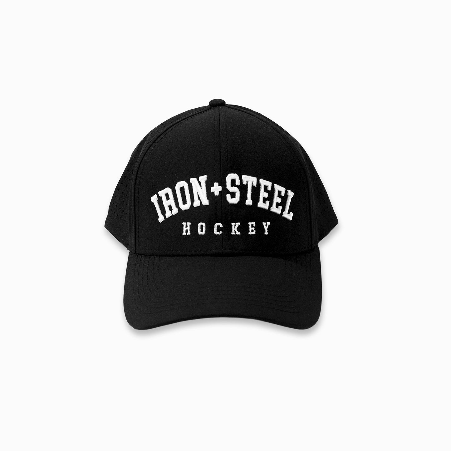 Iron+Steel Hockey Snapback Hat - Black