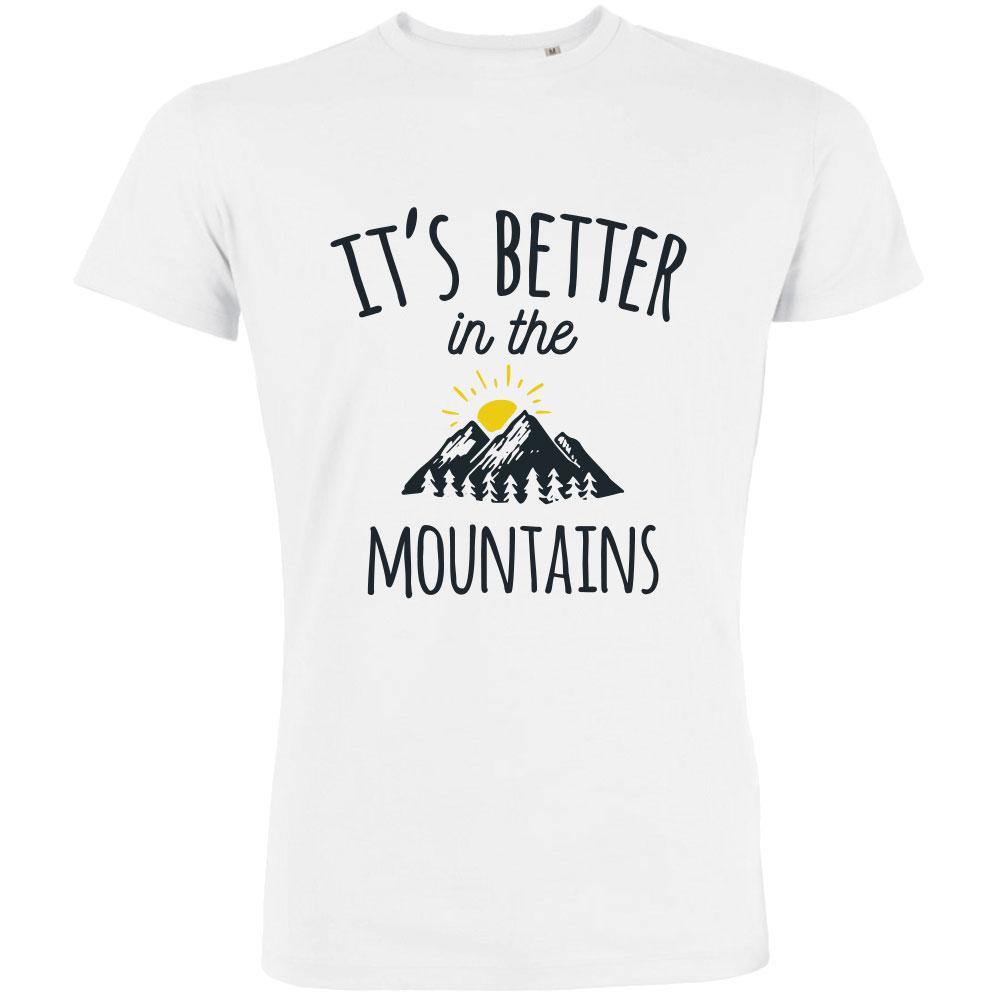 It's Better In The Mountains Men's Organic Tee