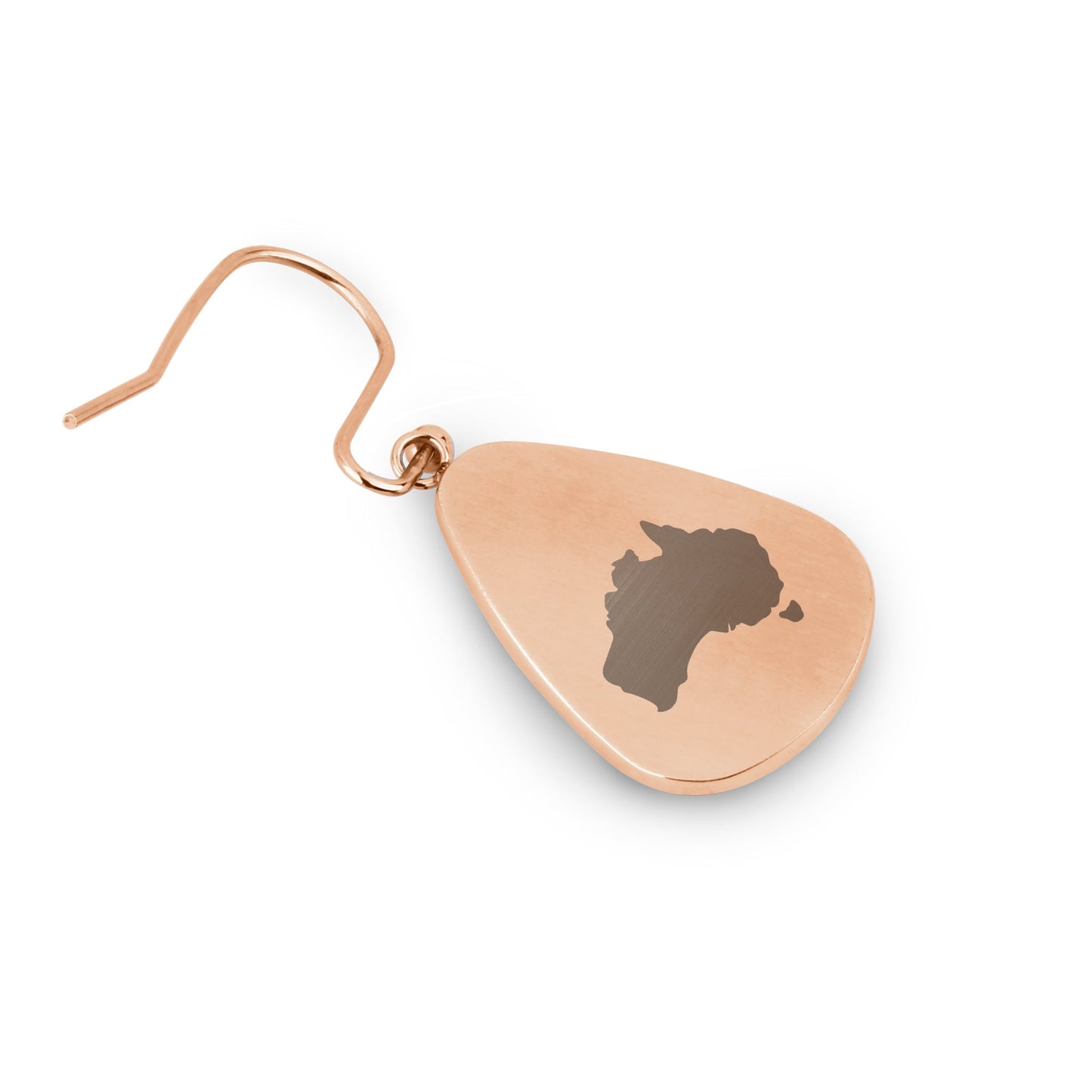 Jarrah Drop Earrings - Rose Gold