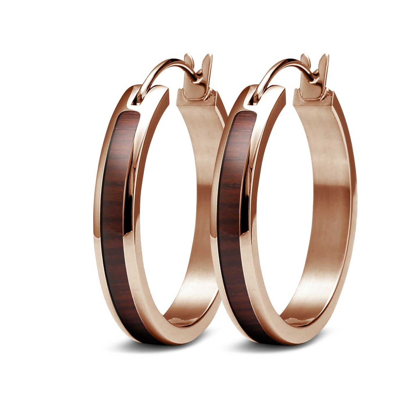 Jarrah Hoop Earrings - Rose Gold