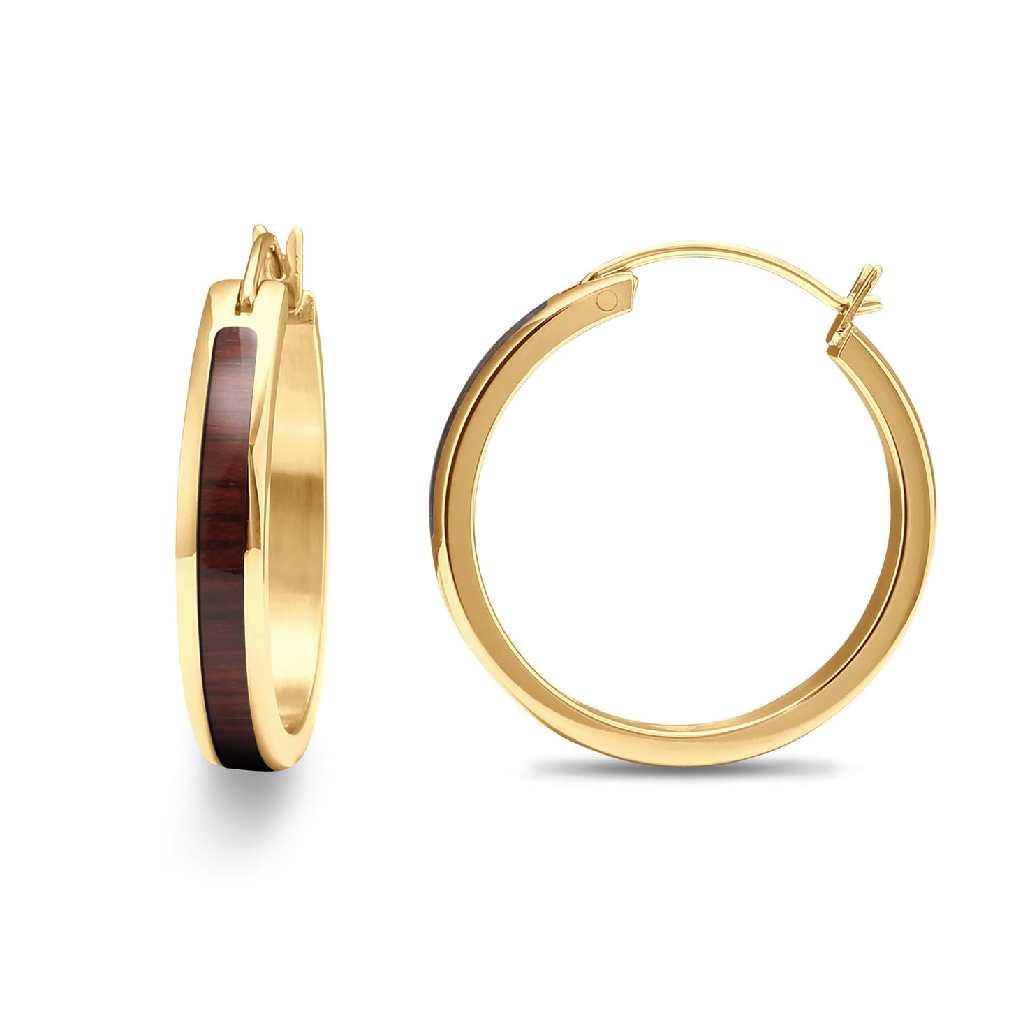 Jarrah Hoop Earrings - Yellow Gold