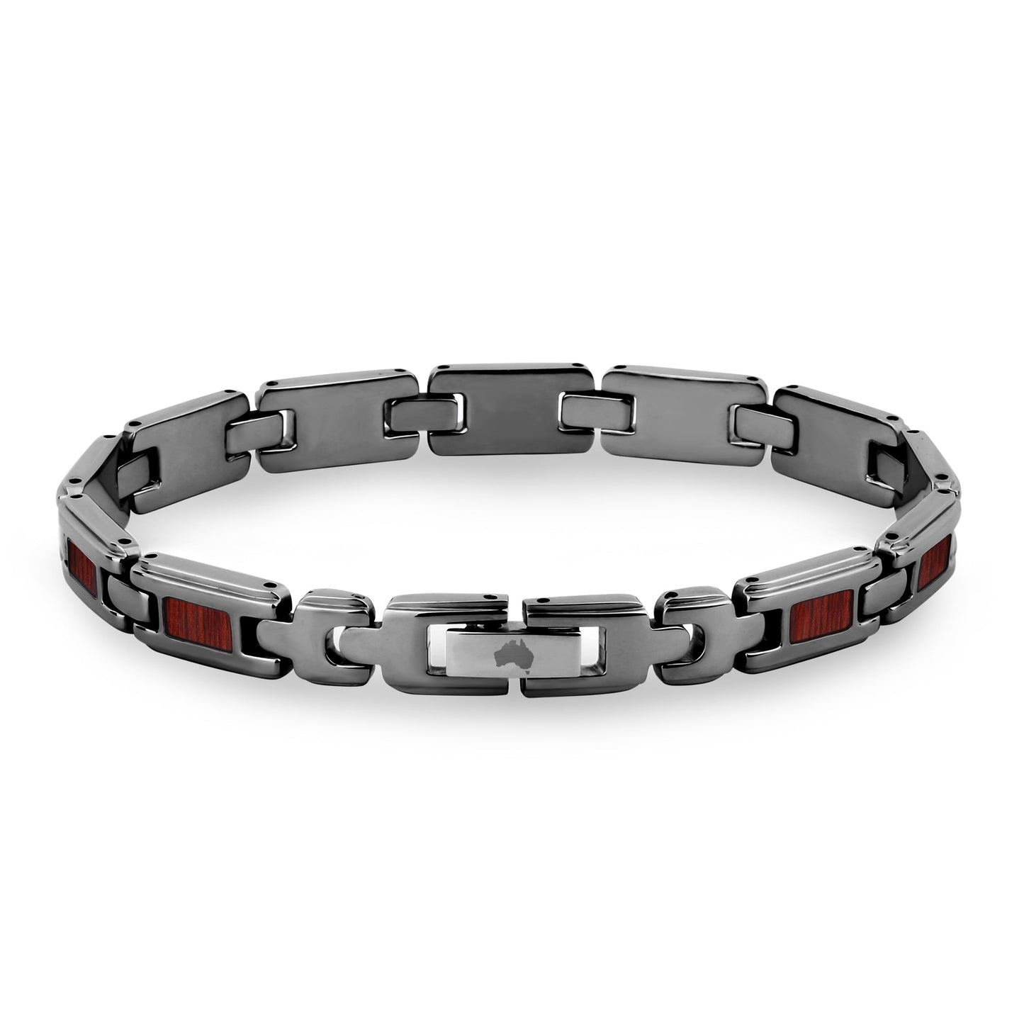 Jarrah Ladies Link Bracelet - Gunmetal
