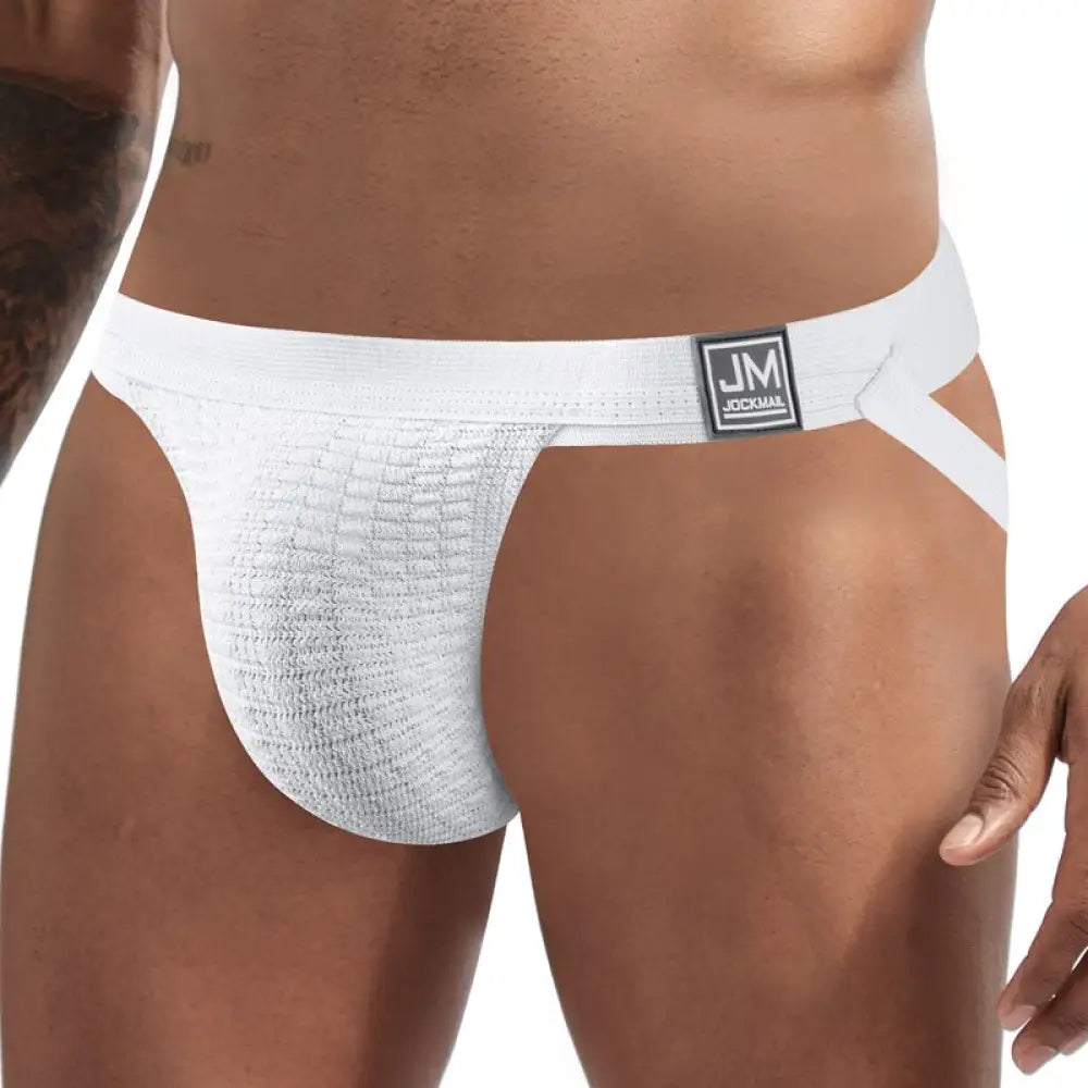 JOCKMAIL Underwear Men Jockstrap White