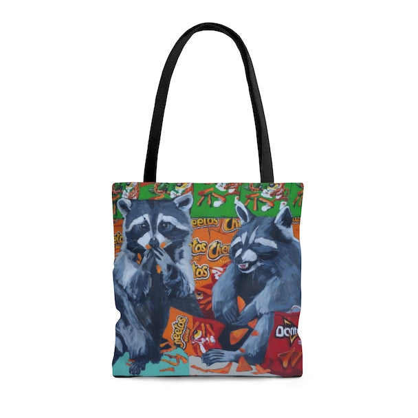 Junkfood Bandits Raccoon Tote Bag