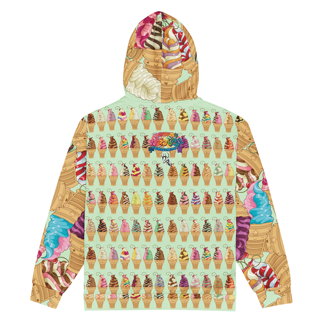 Kawaii Universe - Cute 100 Soft Serves Combinations Unisex Classic or Zip up Hoodie