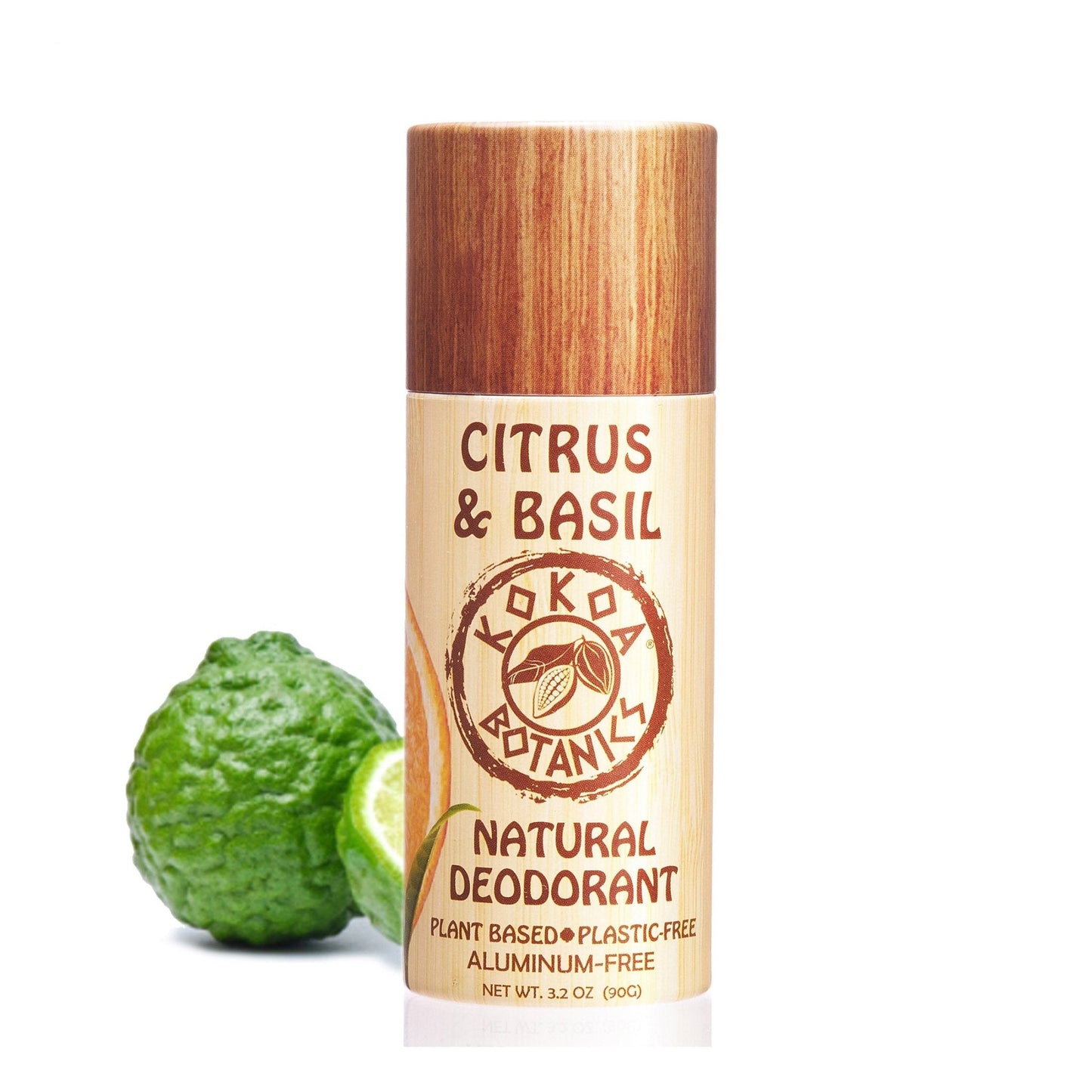 CITRUS & BASIL - Natural Deodorant Aluminum-Free - Plastic-Free