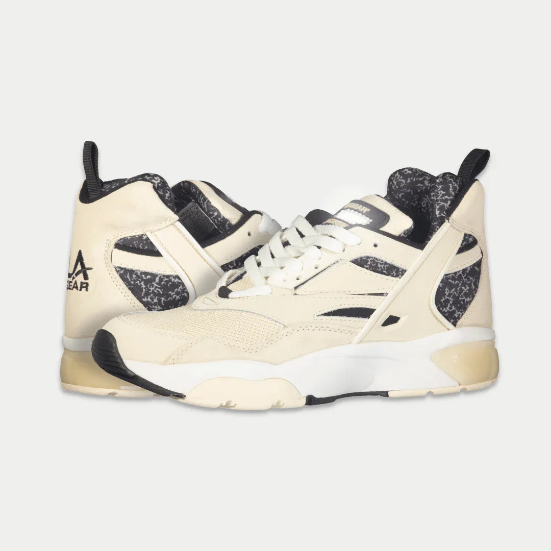 LA Gear Men's Turbo Light-Up Mid | Off-White x Black - Triathlete Store