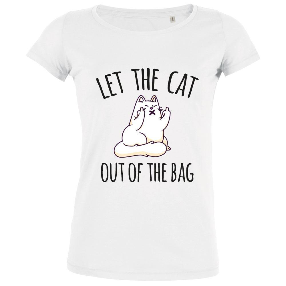 Let The Cat Out Of The Bag Women's Organic Tee