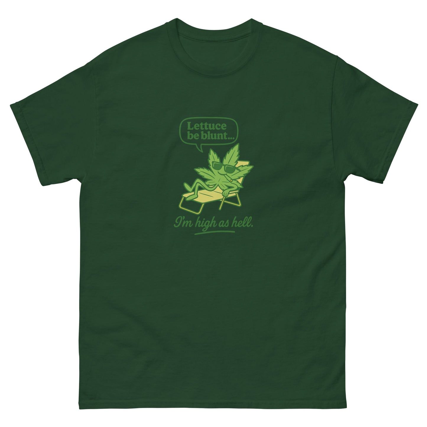 Lets Be Blunt Unisex classic tee