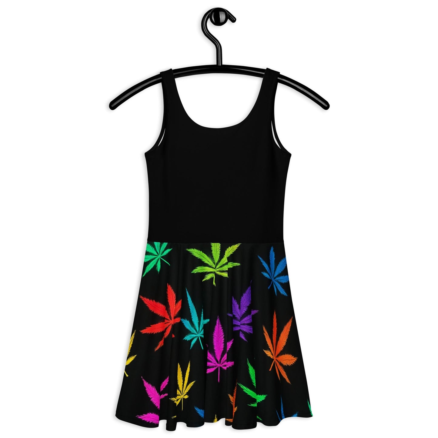 Lit Af Neon 420 Skater Dress