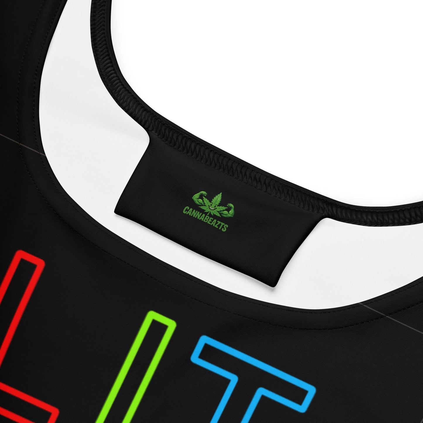 Lit Af Neon 420 Skater Dress