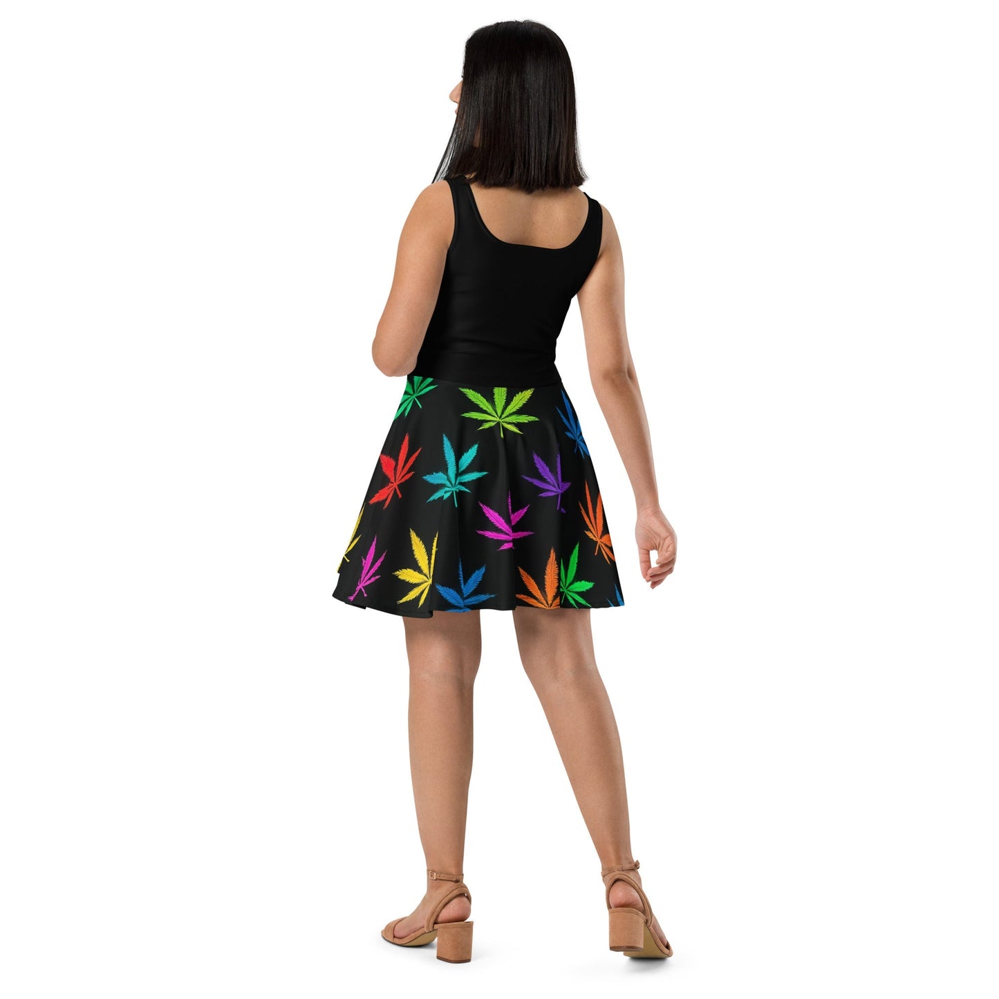 Lit Af Neon 420 Skater Dress
